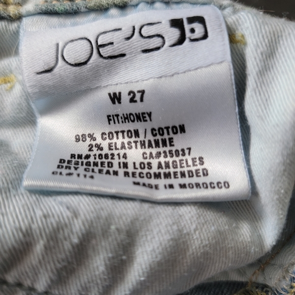 JOE'S JEANS, Women Fit: Honey, Size:27, Designed in Los Angeles, Made in Morroco - Picture 5 of 8